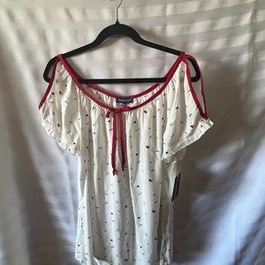 Women's Cold Shoulder Summer Top